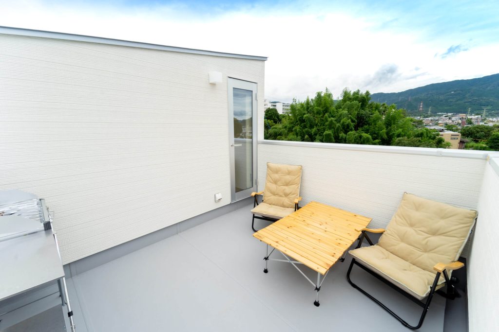 建売住宅のおしゃれなバルコニー